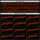 Custom Stitched White Black-Orange Split Fashion Sports Pullover Sweatshirt Hoodie