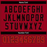 Custom White Red-Black Mesh Split Fashion Football Jersey