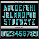 Custom Black Teal-Orange Authentic Split Fashion Baseball Jersey
