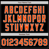 Custom Black Orange-Aqua Authentic Split Fashion Baseball Jersey
