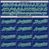 Custom Royal Kelly Green-Gold Authentic Split Fashion Baseball Jersey