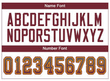Custom Gray Burgundy-Gold Mesh Drift Fashion Football Jersey