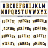 Custom White Navy Pinstripe Navy-Gold Authentic Baseball Jersey